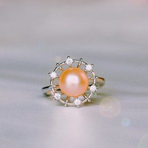 Genuine Freshwater Cultured Adjustable Pearl Ring